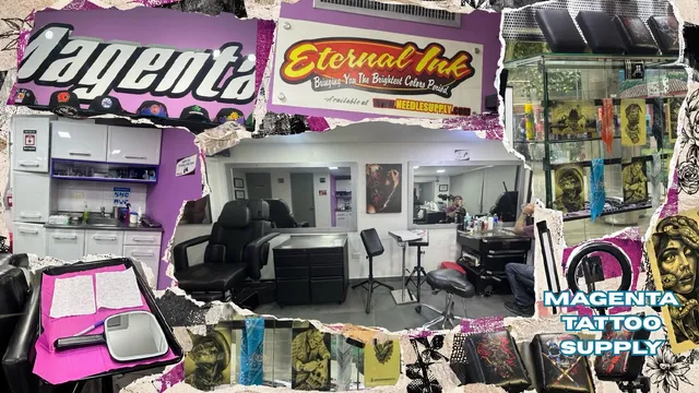 Collage de Magenta Tattoo Supply