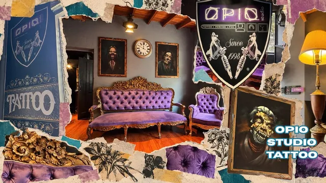 Collage de Opio Studio Tattoo