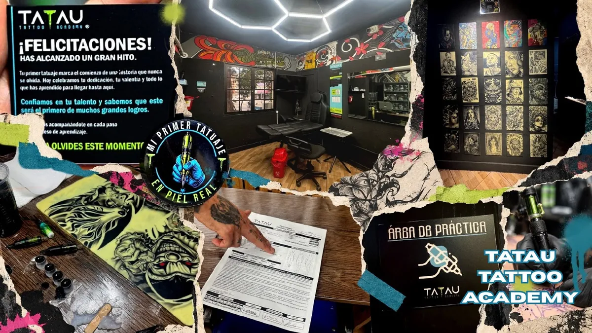 Collage de Tatau Tattoo Academy